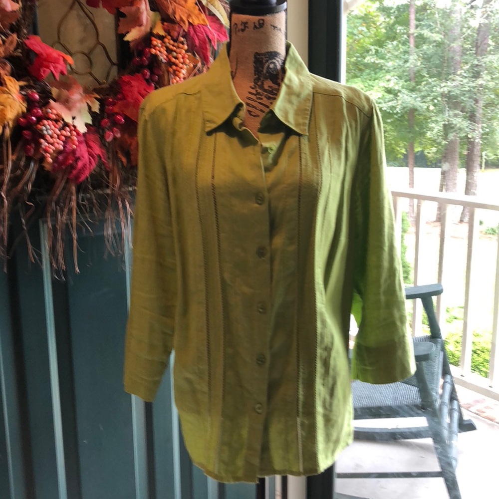 *2 for $10.00 / Ladies’ Linen Jacket w/ Embroidered Detail